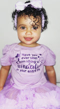 Load image into Gallery viewer, Little Mermaid Quote Lilac Tutu Romper With Headband