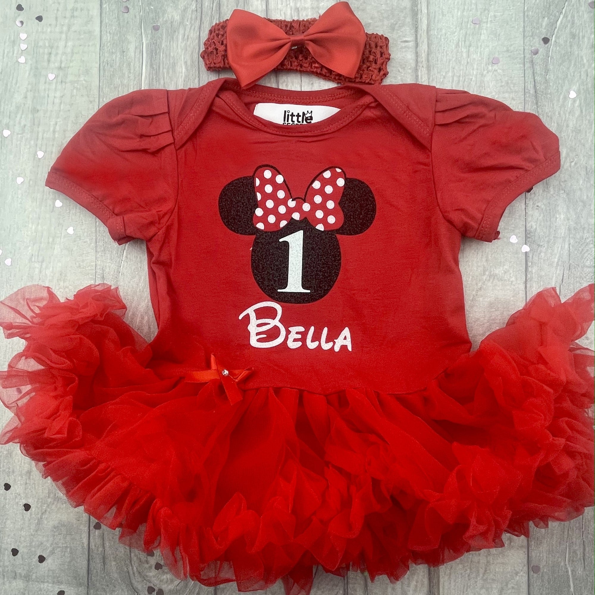 Personalised Disney 1st Birthday Minnie Mouse Tutu Romper Dress Little Secrets Personalised Disney 1st Birthday Minnie Mouse Tutu Romper Dress Little Secrets