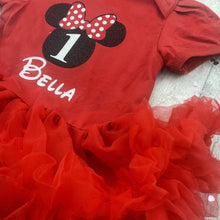 Load image into Gallery viewer, Personalised Disney 1st Birthday Minnie Mouse Tutu Romper Dress - Little Secrets Clothing