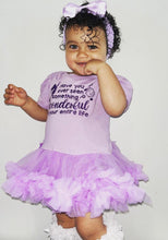 Load image into Gallery viewer, Little Mermaid Quote Lilac Tutu Romper With Headband