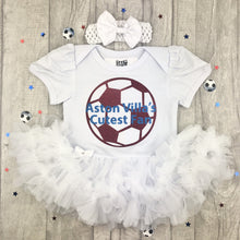 Load image into Gallery viewer, Baby Girls Aston Villa's Cutest Fan Tutu Romper - Little Secrets Clothing