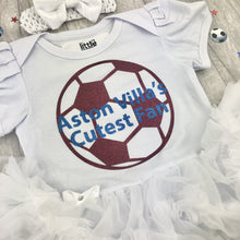 Load image into Gallery viewer, Baby Girls Aston Villa's Cutest Fan Tutu Romper - Little Secrets Clothing