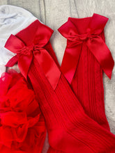 Load image into Gallery viewer, Personalised First Valentine's Day Red Glitter Design, Baby Girl Sequin Tutu Romper With Matching Bow Headband
