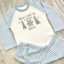 Load image into Gallery viewer, Personalised When I Wake Up I Will Be Frozen Princess Birthday Girls Pyjamas - Little Secrets Clothing