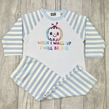 Load image into Gallery viewer, Cocomelon When I Wake Up I Will Be Birthday Blue Pyjamas - Little Secrets Clothing
