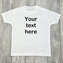 Load image into Gallery viewer, Custom Your Own White T-Shirt Kids Top - Little Secrets Clothing