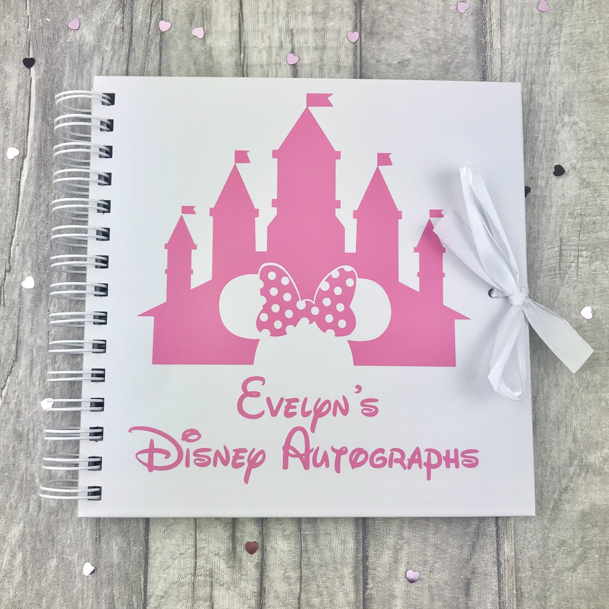 Personalised Disney World Castle Autograph Book 