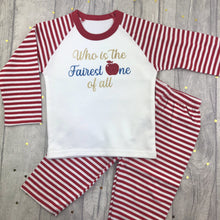 Load image into Gallery viewer, Disney Snow White Red And White Stripe 1st Birthday Girls Pyjamas, Fairest One of All - Little Secrets Clothing