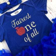 Load image into Gallery viewer, Disney 1st Birthday Snow White Baby Girl Tutu Romper With Headband, Fairest One of All - Little Secrets Clothing