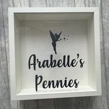Load image into Gallery viewer, Personalised Disney Fairy Tinker Bell Saving Fund Money Box