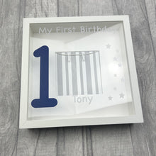 Load image into Gallery viewer, First Birthday Personalised Photo Frame Box