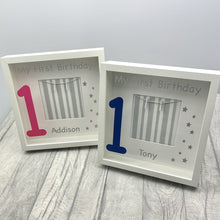 Load image into Gallery viewer, First Birthday Personalised Photo Frame Box