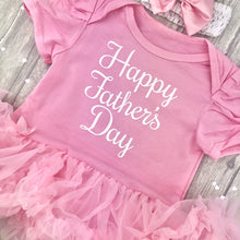 Load image into Gallery viewer, Baby Girl Father's Day Tutu Romper