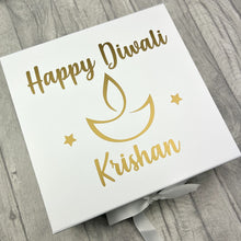 Load image into Gallery viewer, Personalised Happy Diwali Hindu Celebration Keepsake Gift Box