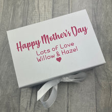Load image into Gallery viewer, Personalised Happy Mother's Day Gift Box, Small Keepsake Box