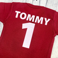 Load image into Gallery viewer, Personalised Liverpool Football Red Bodysuit Romper