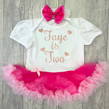 Load image into Gallery viewer, Girls 2nd Birthday Toddler Tutu Romper