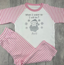 Load image into Gallery viewer, Personalised When I Wake Up I Will Be Christmas Birthday Pyjamas - Little Secrets Clothing