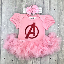 Load image into Gallery viewer, Avengers Baby Girl Superhero Tutu Romper