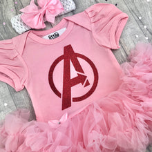 Load image into Gallery viewer, Avengers Baby Girl Superhero Tutu Romper