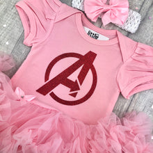 Load image into Gallery viewer, Avengers Baby Girl Superhero Tutu Romper