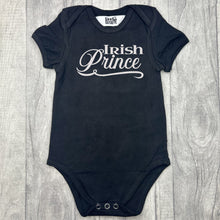 Load image into Gallery viewer, Irish Prince Baby Boys Romper, St Patrick's Day Bodysuit