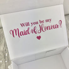 Load image into Gallery viewer, Will You Be My Bridesmaid? Small Keepsake Wedding Gift Box, Bridal Party