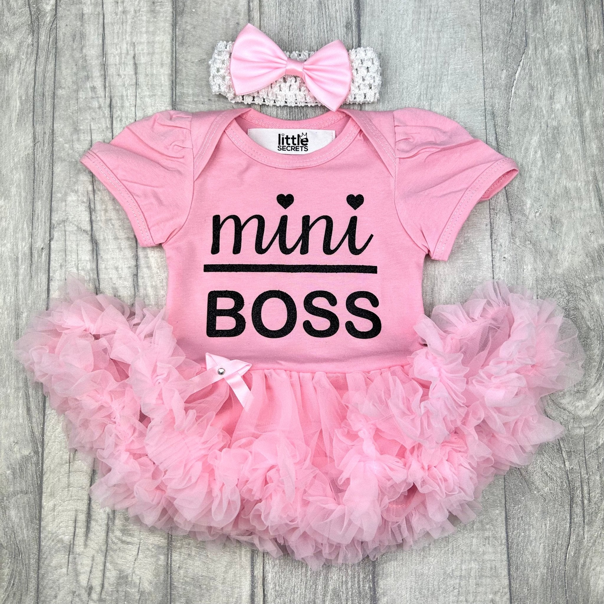 Pink Boss Baby Tutu 1st Birthday Outfit Boss Baby Girl Tutu 2nd