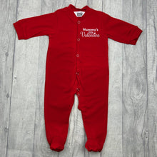 Load image into Gallery viewer, Mummy's Little Valentine Babies Romper Sleepsuit, Valentine’s Day