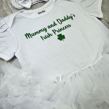 Load image into Gallery viewer, Mummy & Daddy's Irish Princess Baby Girls Tutu Romper