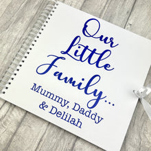 Load image into Gallery viewer, Our Little Family... Personalised Family / Baby / Memories Photo Scrapbook