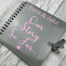Load image into Gallery viewer, Personalised Couples Scrapbook Gift, Our Story So Far...