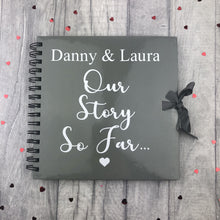 Load image into Gallery viewer, Personalised Couples Scrapbook Gift, Our Story So Far... - Little Secrets Clothing