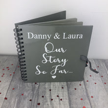 Load image into Gallery viewer, Personalised Couples Scrapbook Gift, Our Story So Far... - Little Secrets Clothing