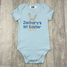 Load image into Gallery viewer, Personalised 1st Easter Baby Boy Romper