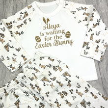 Load image into Gallery viewer, Personalised Easter Bunny Pyjamas