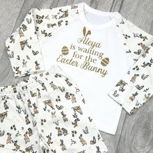 Load image into Gallery viewer, Personalised Easter Bunny Pyjamas