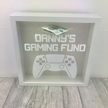 Load image into Gallery viewer, Personalised Gaming Fund Money Saving Box Gift