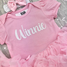 Load image into Gallery viewer, Personalised Newborn Baby Girl Tutu Romper
