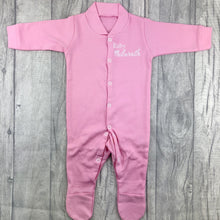 Load image into Gallery viewer, Personalised Newborn Baby Surname Sleep Suit