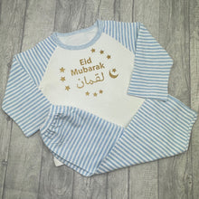 Load image into Gallery viewer, Eid Mubarak Personalised Arabic Pyjamas