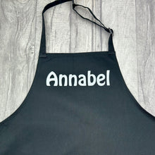 Load image into Gallery viewer, Personalised Children's Cooking & Baking Apron, Custom Font Style & Apron Colour