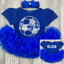 Load image into Gallery viewer, Personalised Everton's Cutest Fan Tutu Romper