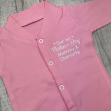 Load image into Gallery viewer, Personalised Our 1st Mother's Day Sleepsuit