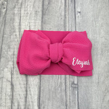 Load image into Gallery viewer, Personalised Oversized Bow Baby Girl Headband