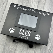 Load image into Gallery viewer, Custom Your Own Pet Treasured Memories Personalised Photo Keepsake Memory Box