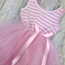Load image into Gallery viewer, Pink Sleeveless Tutu dress Girls Summer Dress
