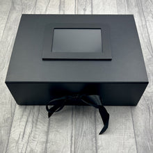 Load image into Gallery viewer, Customise Your Own Black Photo Ribbon Box