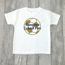 Load image into Gallery viewer, Personalised Cutest Fan Football Top, Custom Name and Number T-Shirt