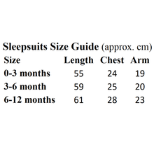 Load image into Gallery viewer, Newborn Personalised VE Day Sleepsuit Romper